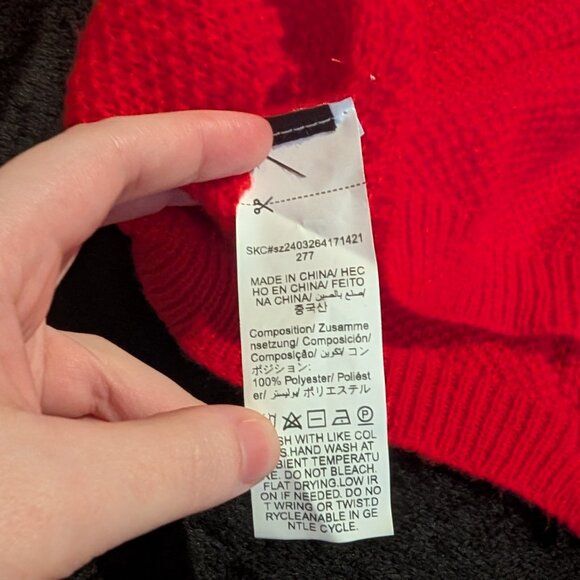 Bright Red Button-Front Cardigan - Picture 6 of 6